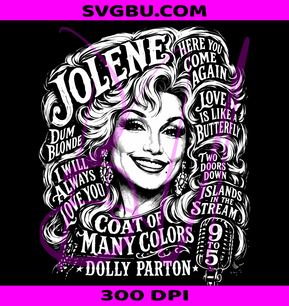 Vintage Dolly Parton PNG, Jolene Country Music PNG, Dolly Tribute PNG