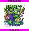 Halloween Baseball Drip PNG, Respect The Drip PNG, Slime Game Day PNG