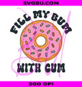Funny Donut PNG, Adult Humor PNG, Raunchy Donut PNG
