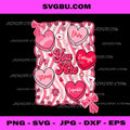 Valentine You are Loved Heart Coquette Bow PNG,  Sweet Heart Valentines Candy PNG