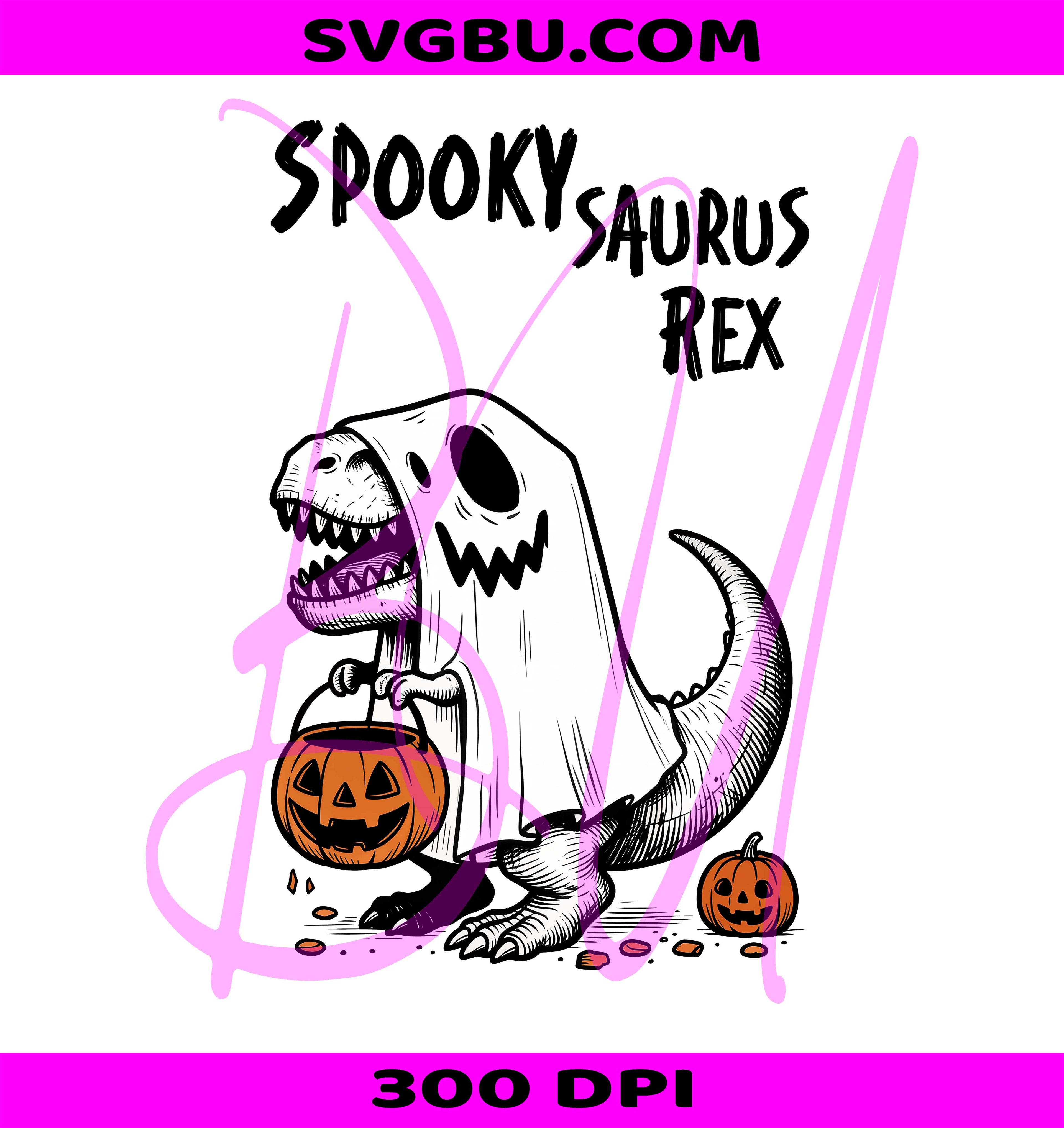 Halloween Dinosaur PNG, Spookysaurus Rex PNG, TRex Skeleton PNG