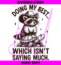 Funny Raccoon PNG, Sarcastic Humor PNG, Trendy Raccoon PNG