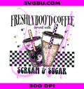 Freshly Boo'd Coffee PNG, Halloween Coffee PNG, Freshly Boo'd PNG