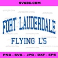 Fort Lauderdale Flying Ls, Vintage College Travel PNG
