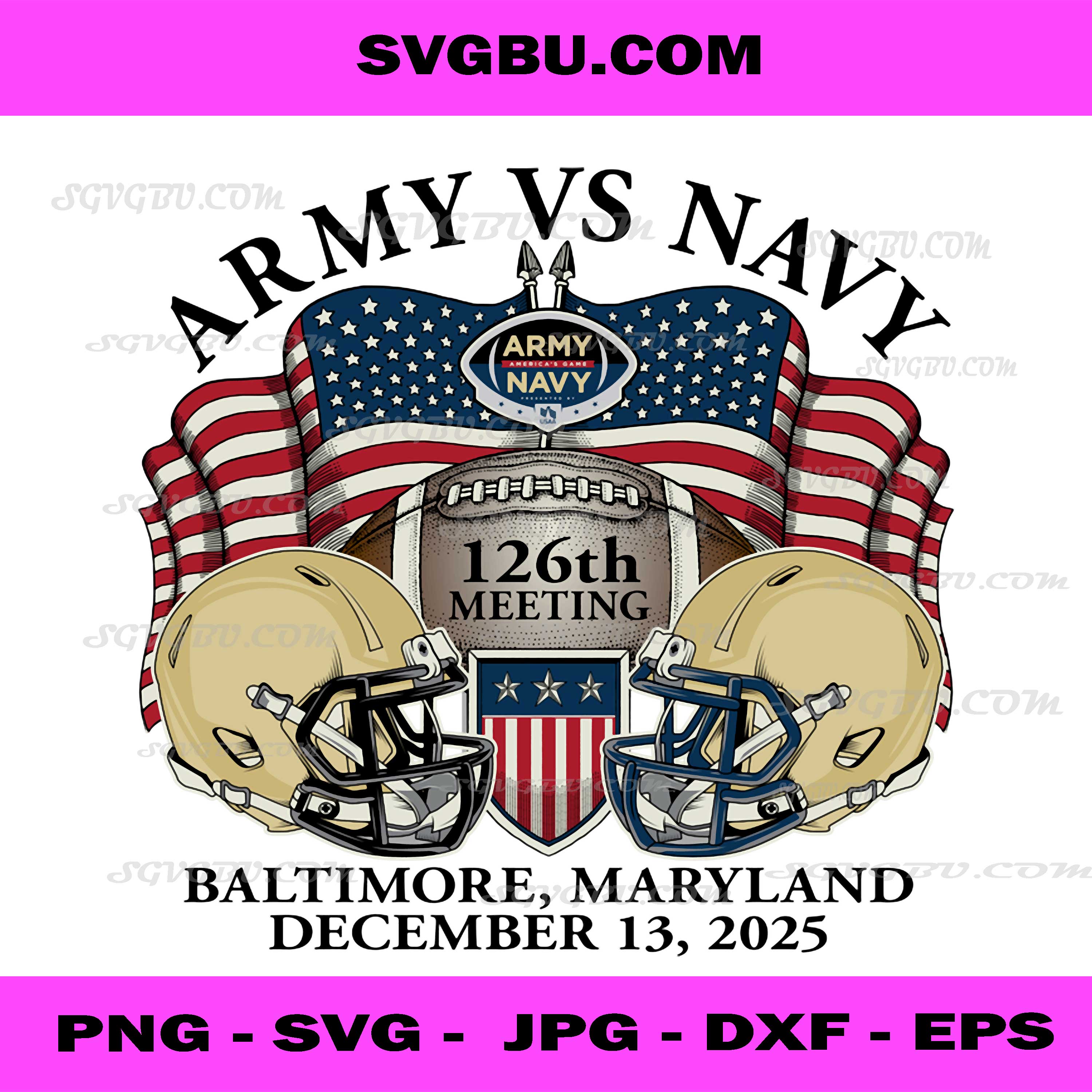 Army Black Knights vs Navy, Midshipmen 2025 Gameday Gray PNG