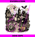 Halloween Witch PNG, Spooky Town PNG, Retro Witch PNG
