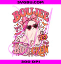 Boujee Boo Crew Ghost PNG, Pink Coquette Bow PNG, Girly Pumpkin PNG