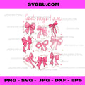 God Says I Am Coquette Bow PNG, Coquette Bow Fall Valentine Chris PNG
