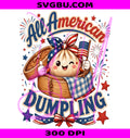 American Dumpling PNG, Patriotic Dumpling PNG, 4th Of July PNG