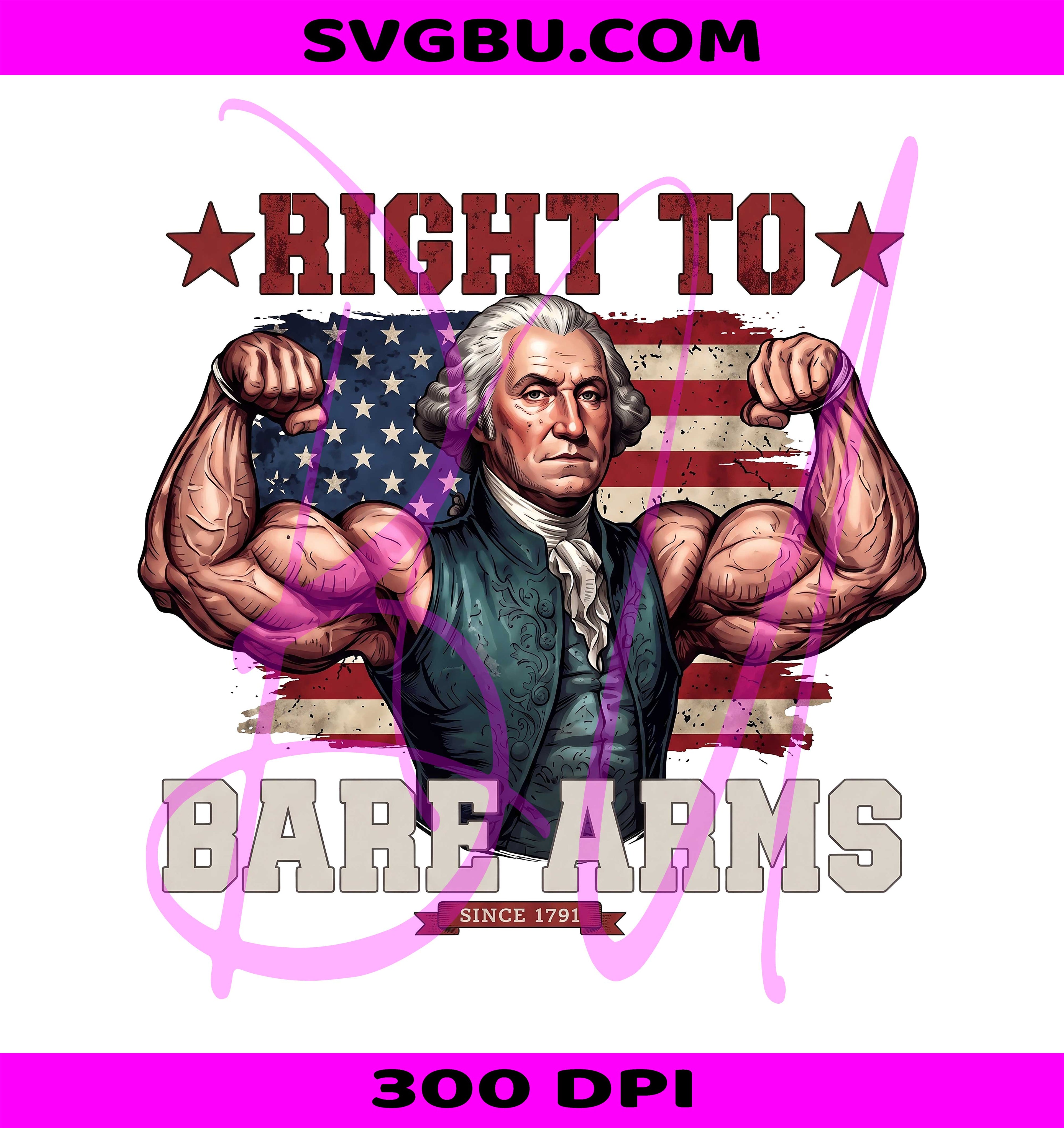 Right To Bare Arms PNG, George Washington PNG, Buff Flag PNG
