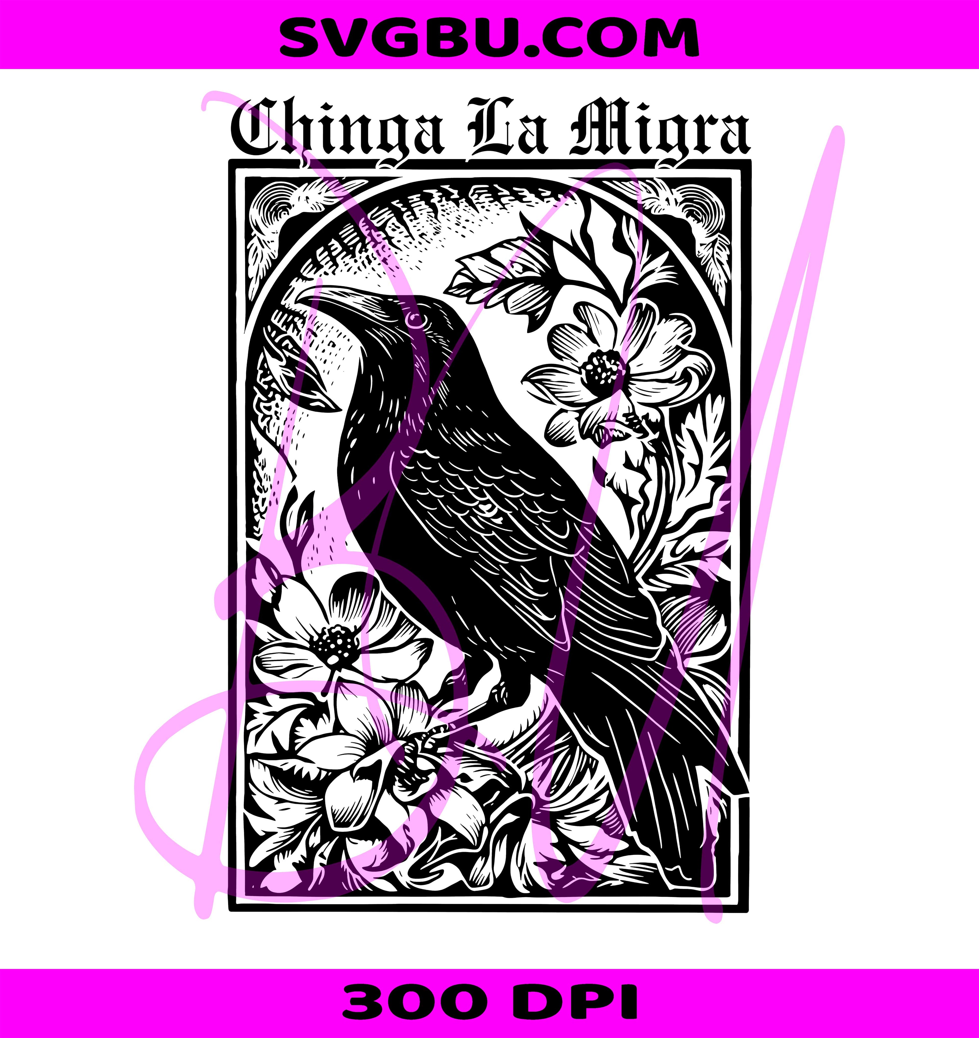 Chinga La Migra PNG, Anti ICE PNG, Mexican Folkart PNG