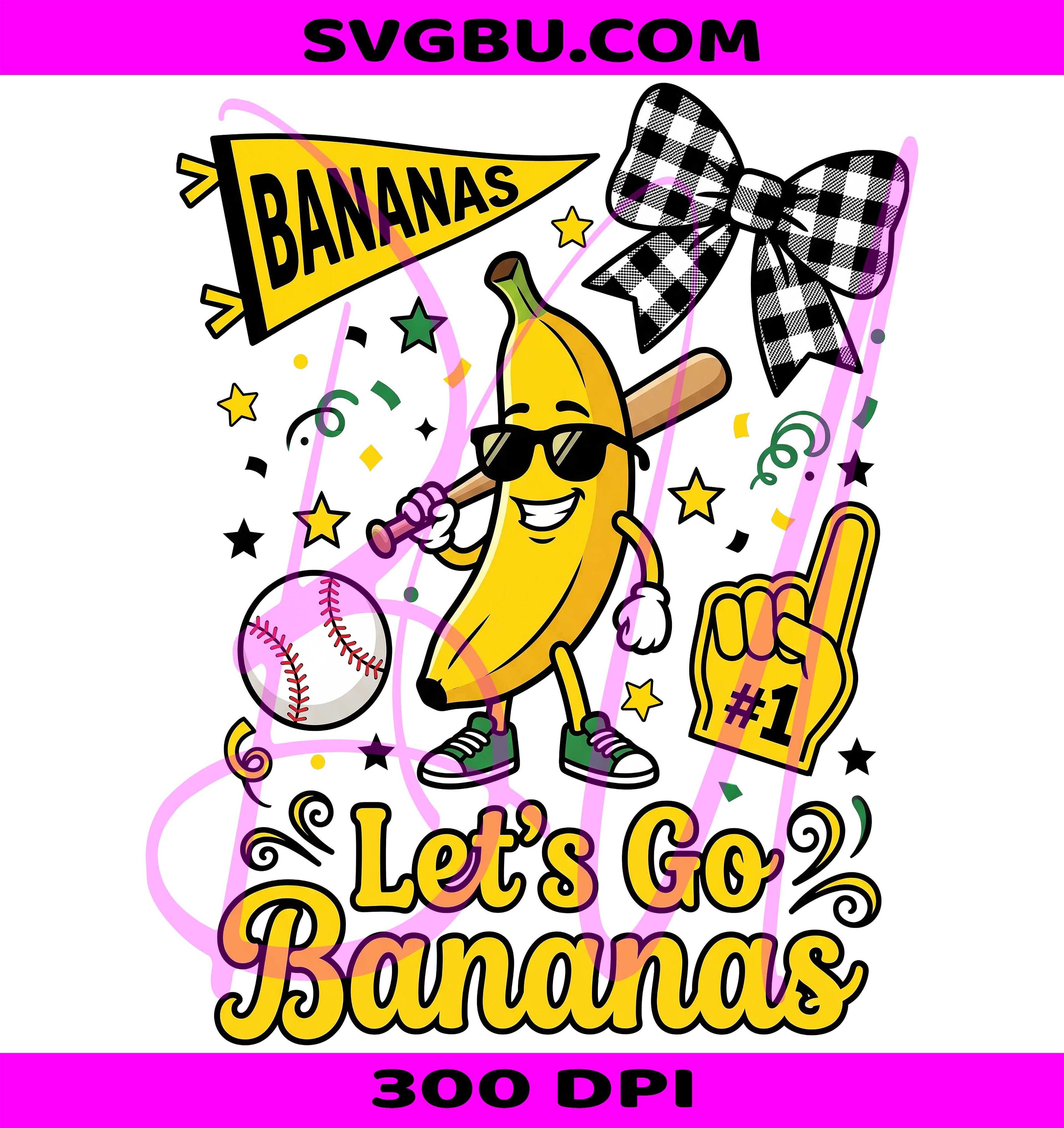 Funny Banana PNG, Baseball Banana PNG, Hip Hop Banana PNG