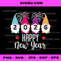 Happy New Year 2026 Gnomes Family Matching PNG, Gnomies PNG