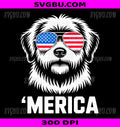 Golden Doodle 4th Of July Merica USA PNG, Patriotic Dog Lover PNG