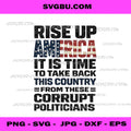 Rise Up America Take Back This Country PNG, Political Quote PNG