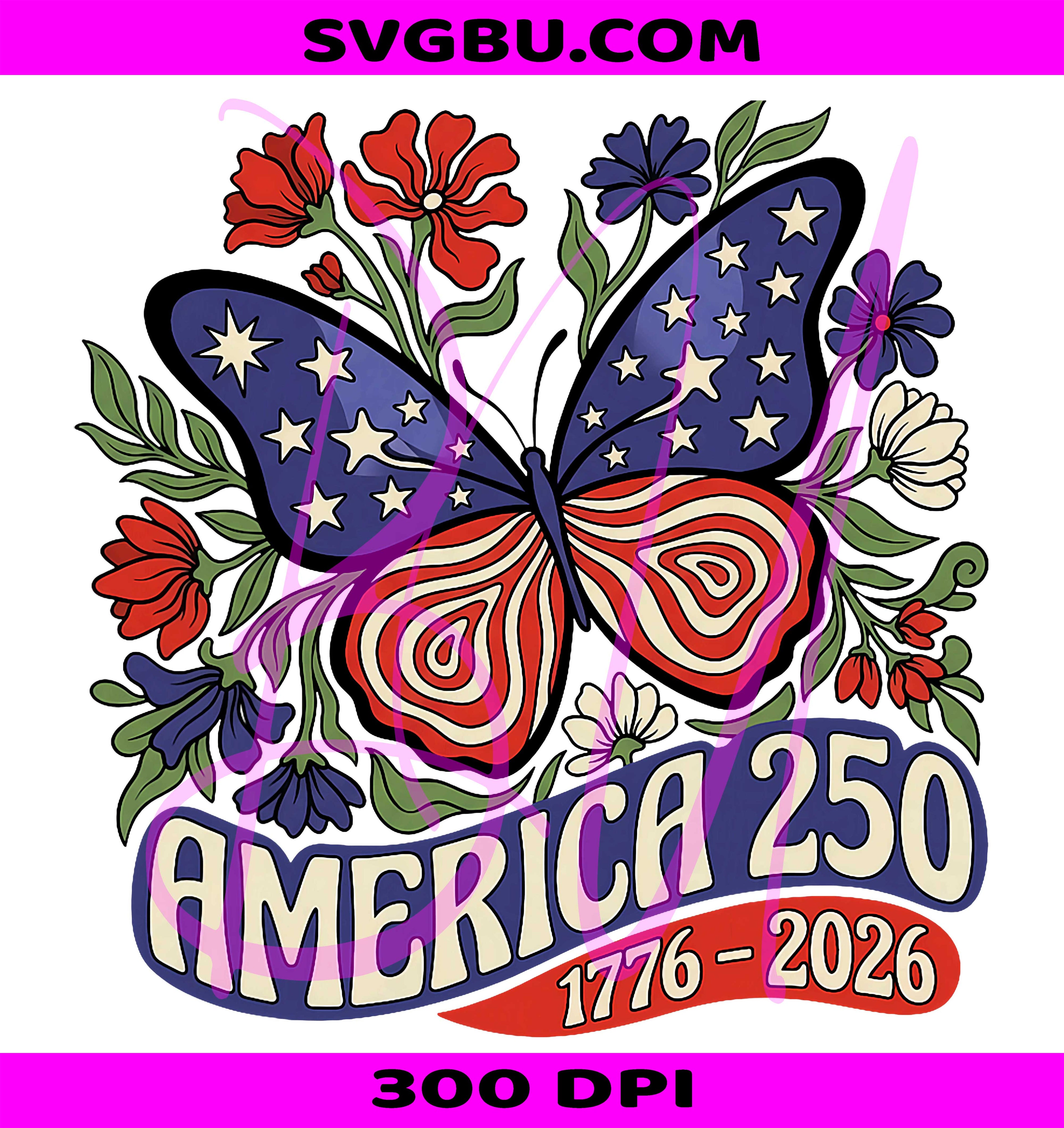250th Anniversary USA PNG, Patriotic Freedom 4th Of July PNG