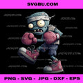 Boxing Cartoon Zombie for Boys and Girls, PNG File Only, Digital Download