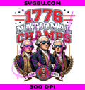 1776 National Champs PNG, George Washington PNG, USA Patriotic PNG