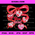 Valentine You are Loved Worthy Enough Candy Heart Teacher PNG