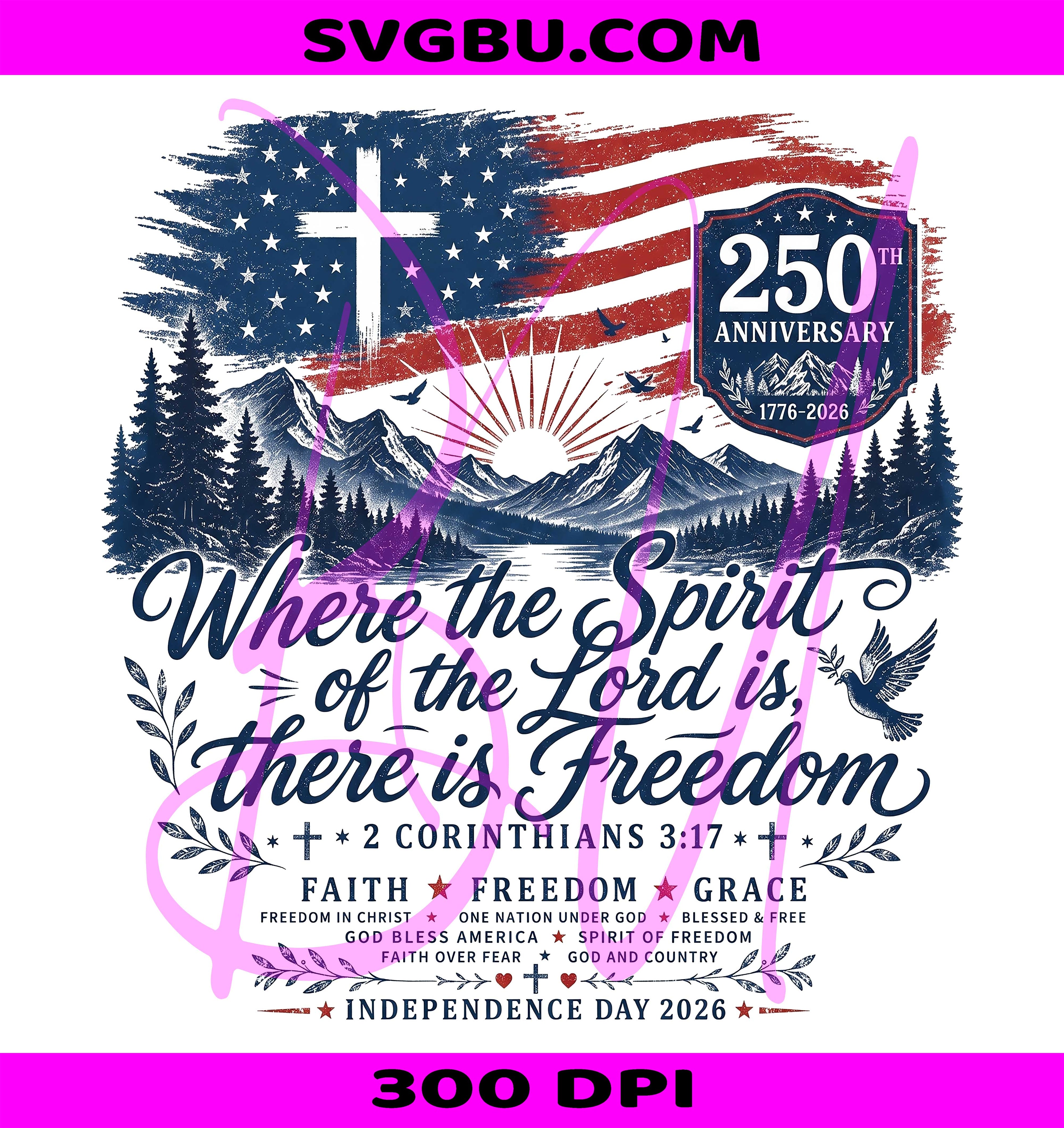Where Spirit Lord PNG, Freedom Cross PNG, American Flag PNG