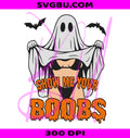 Funny Halloween Ghost PNG, Spooky Season PNG, Trendy Halloween PNG