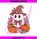 Ghost With Pumpkins PNG, Spooky Ghost PNG, Cute Halloween PNG