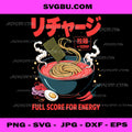 Ramen Energy Bowl, Japanese Noodle Art, Full Score Food PNG