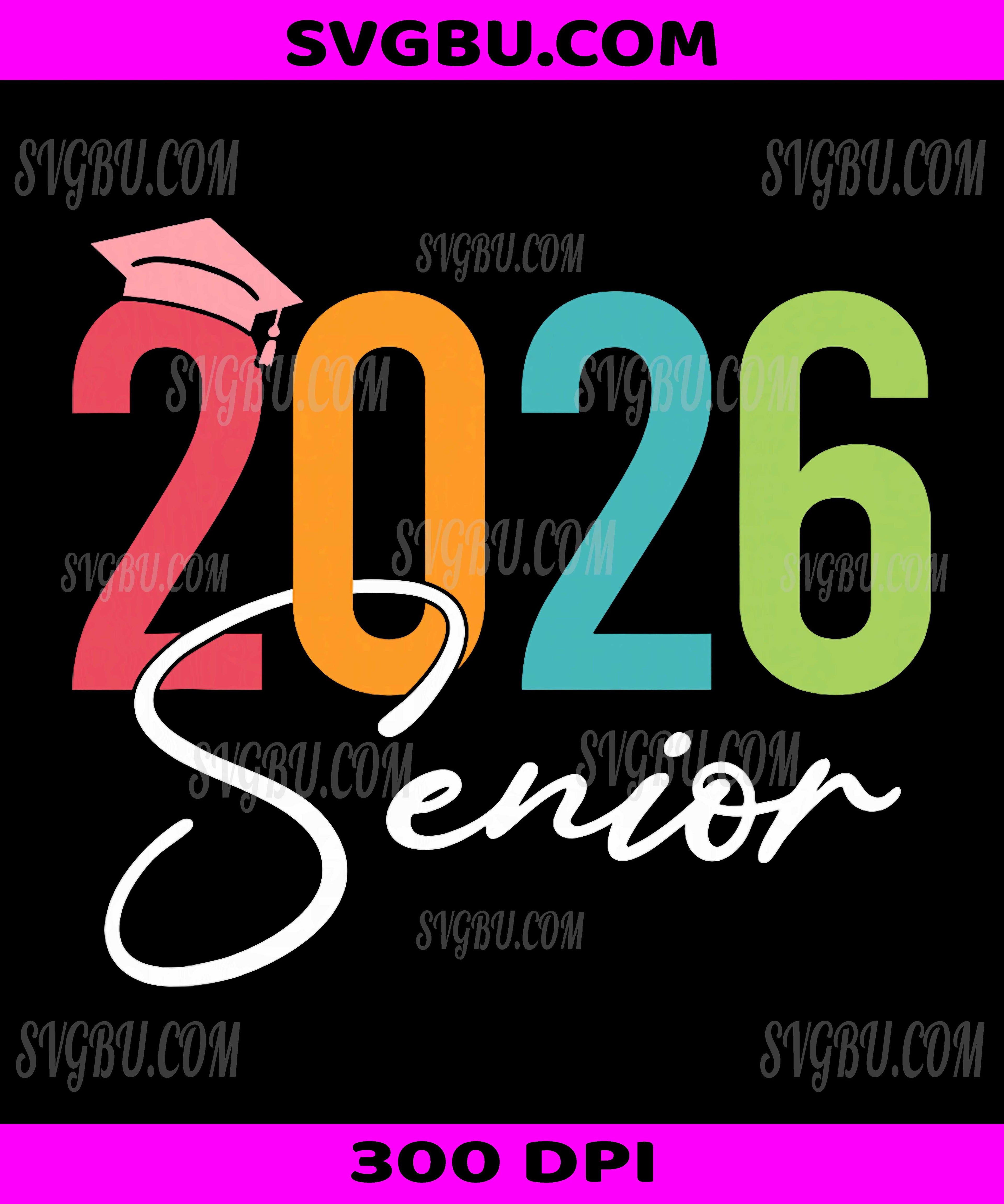 Senior 2026 Graduation Funny, Class Of 2026 Grad PNG
