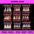 Happy Meowentines PNG, Valentine Cats PNG Bundle Cute Romantic Designs