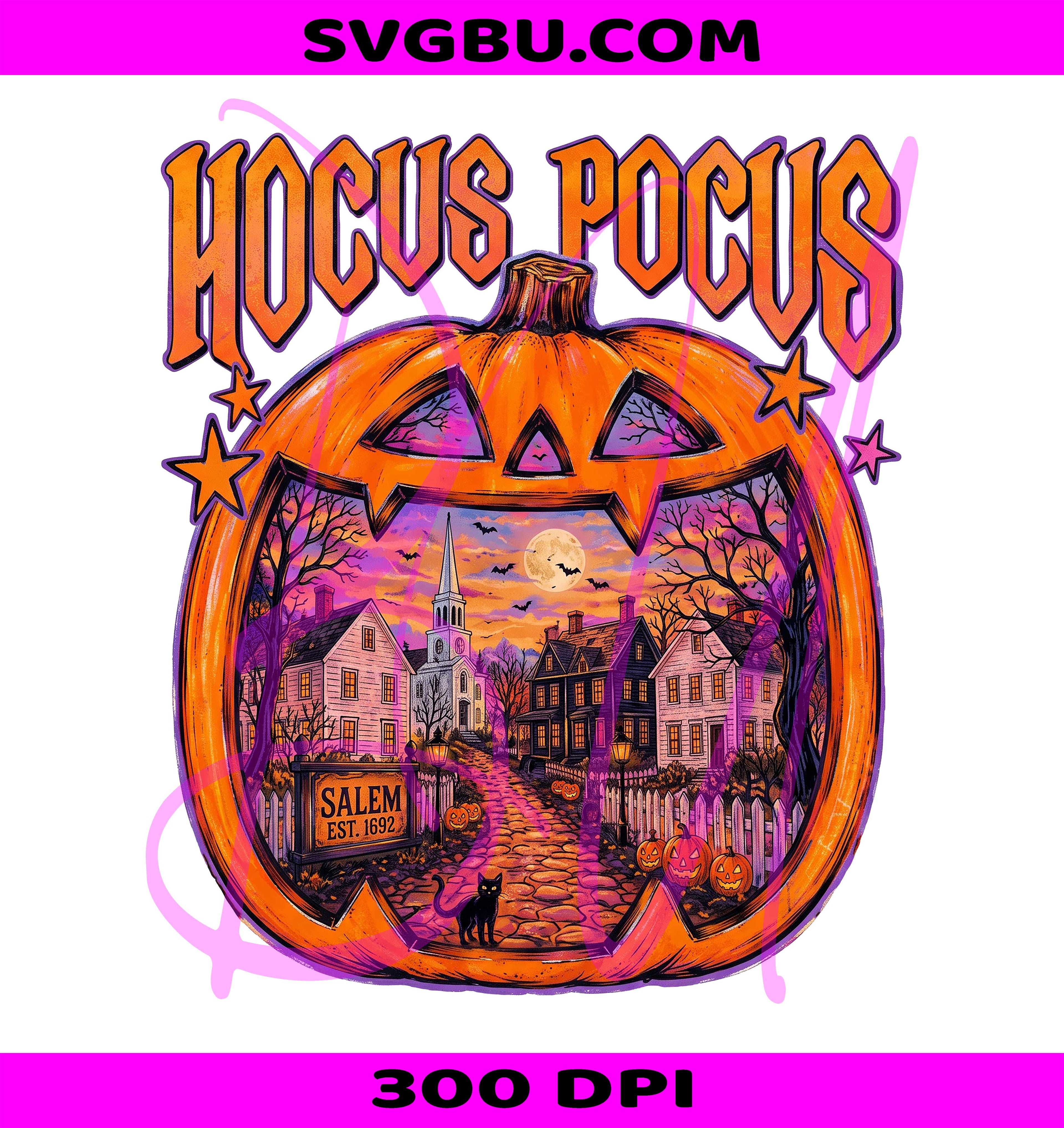 Halloween Salem PNG, Retro Jack O Lantern PNG, Spooky Autumn PNG
