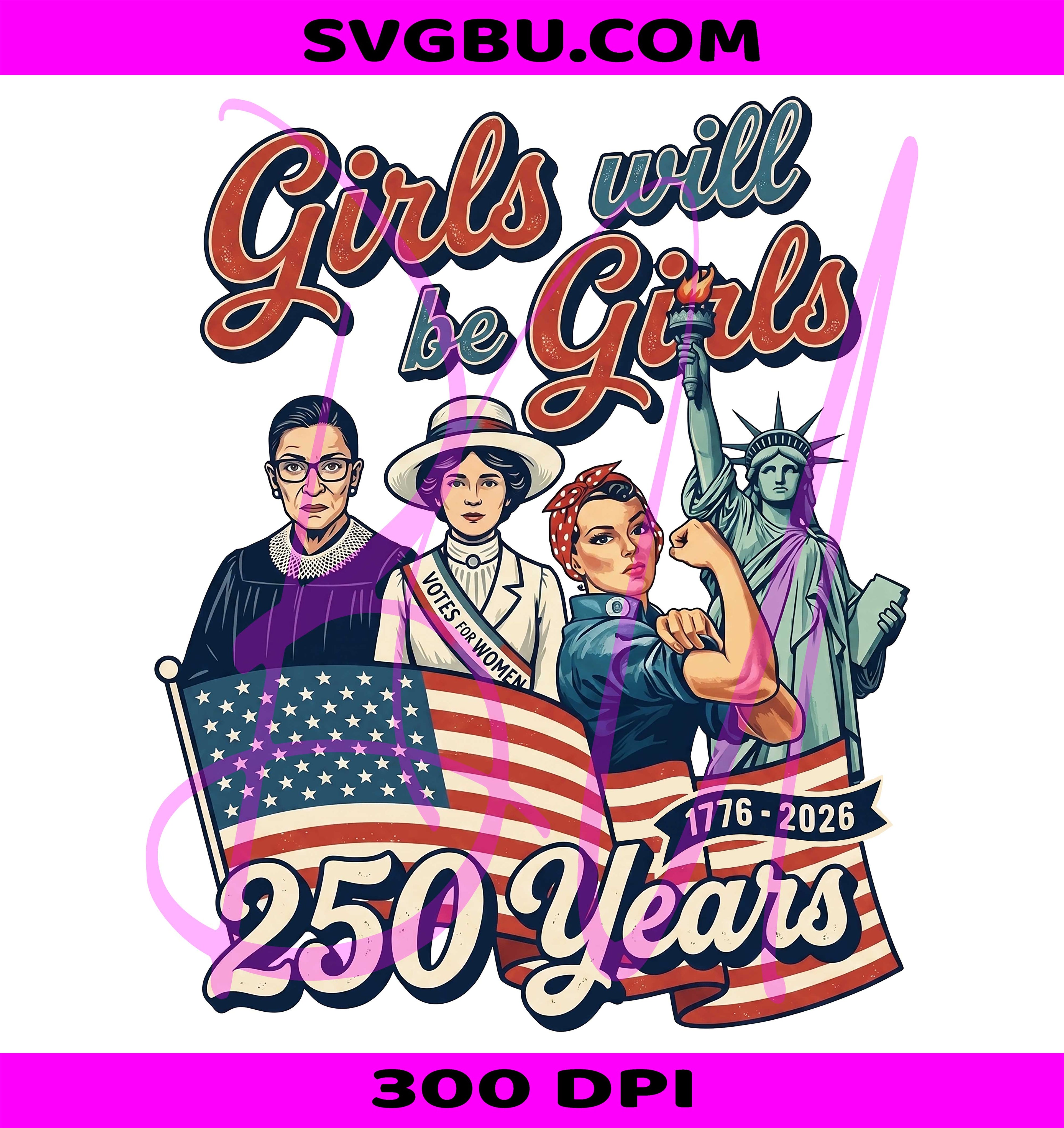 Feminist 4th of July PNG,Human Rights America 250 PNG