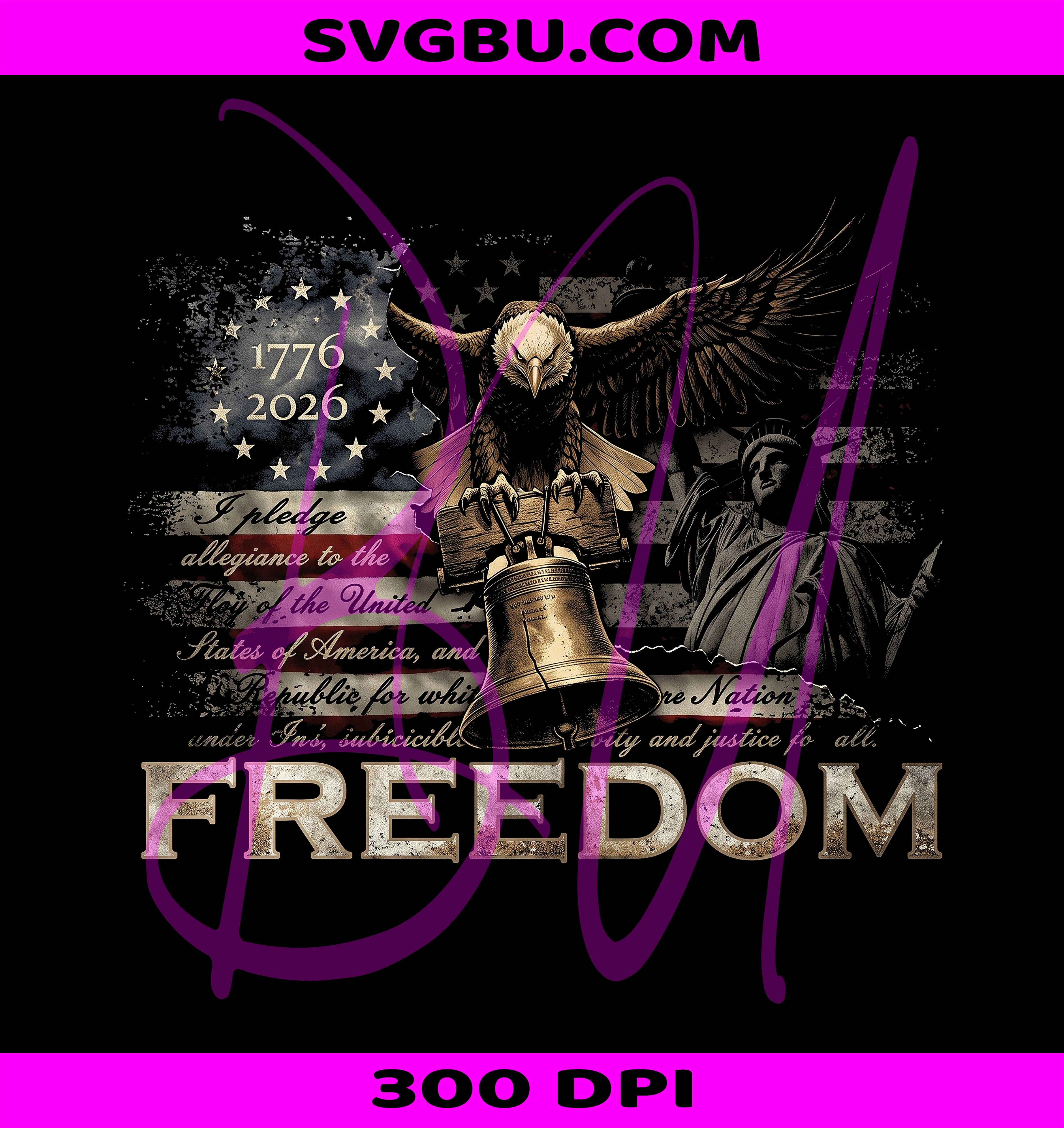 USA 1776 2026 PNG, Patriotic Eagle PNG, American Freedom PNG