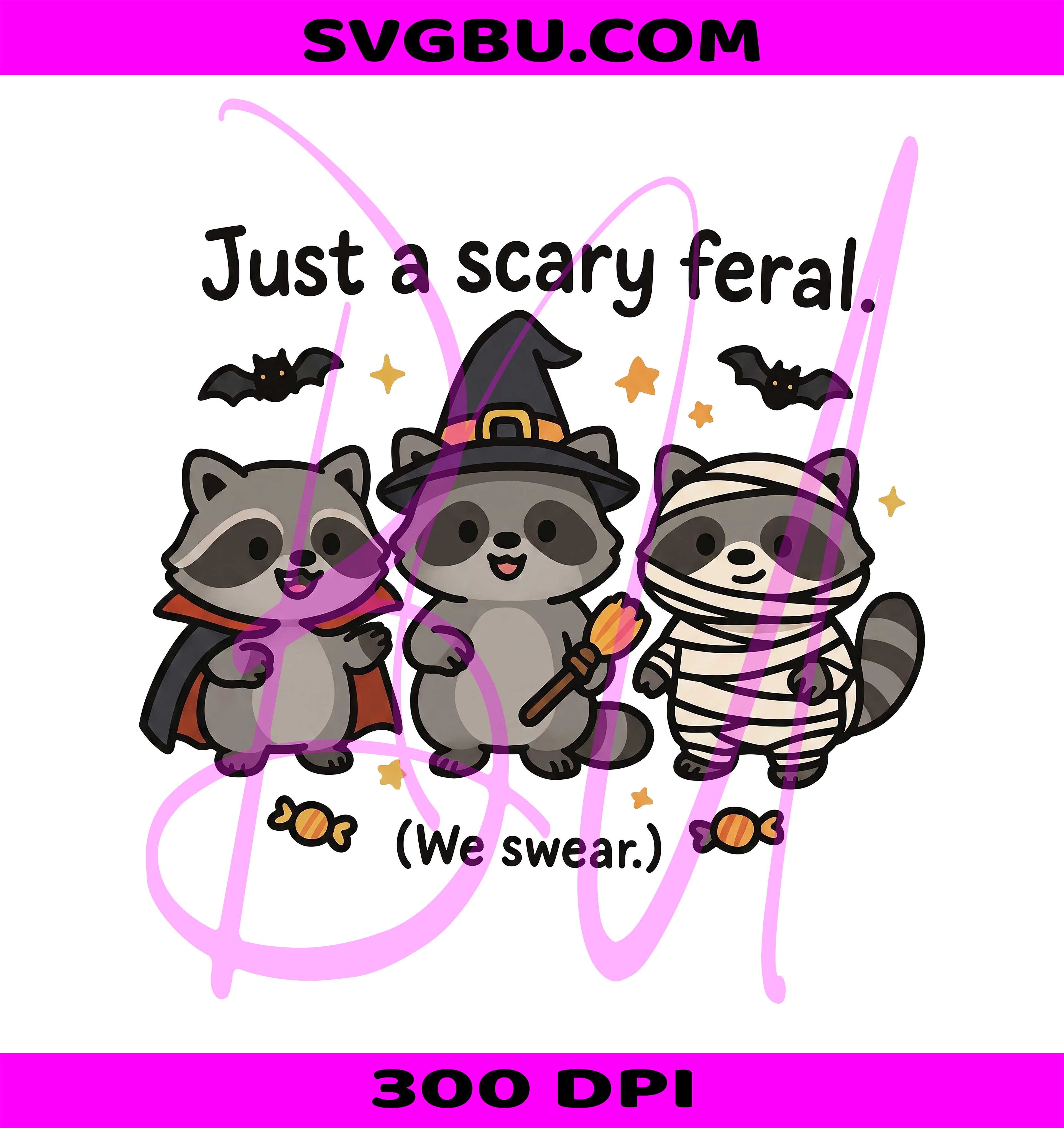 Scary Feral Raccoon PNG, Halloween Raccoon PNG, Scary Feral PNG