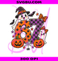 Six Seven Ghost PNG, Cute Spooky Season PNG, Pumpkin Ghost Graphic PNG