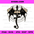 Fourth Wing Dragon Rider PNG, Fantasy Dragon PNG, Bookish Dragon PNG, Rider Art PNG