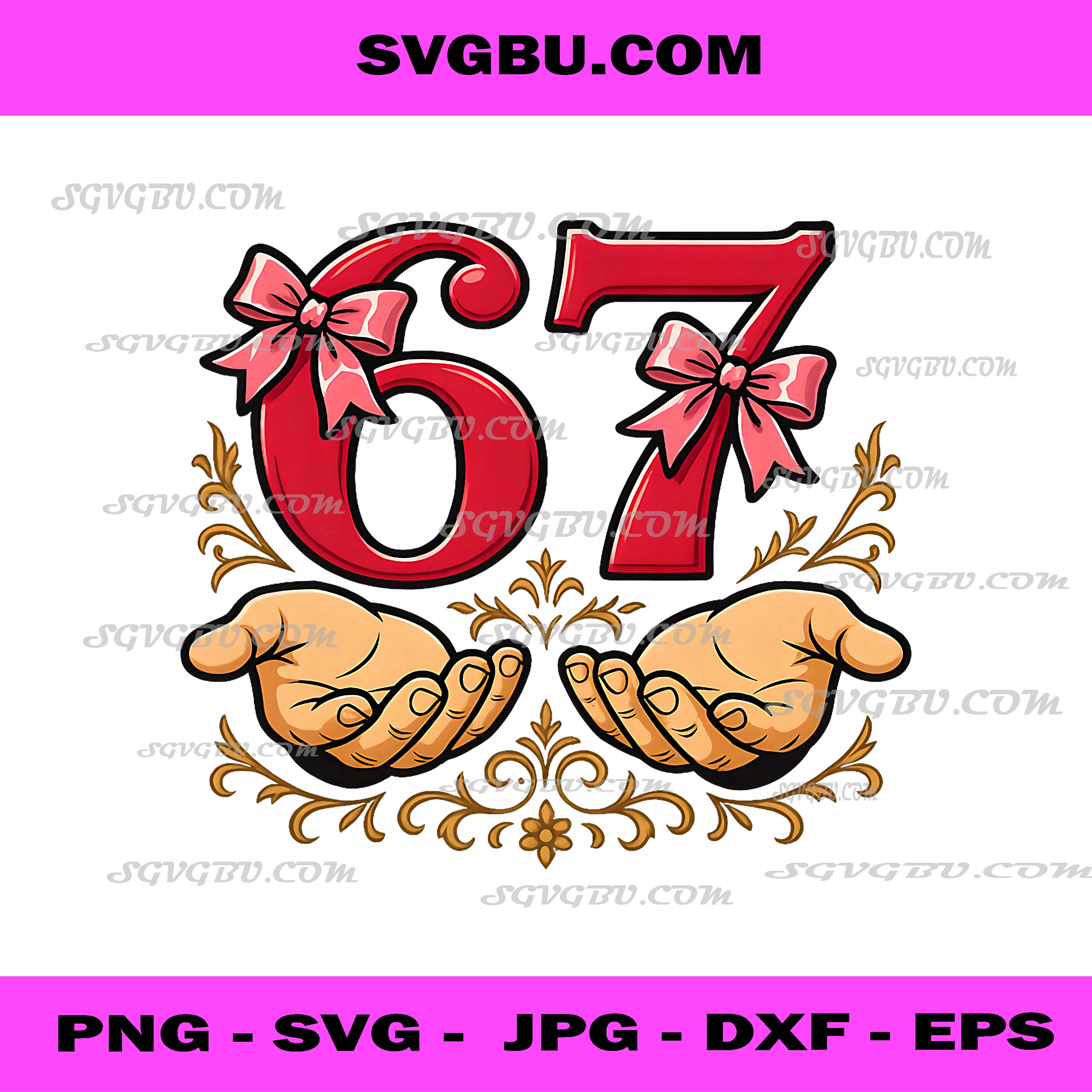 Valentine’s Day 6 7 PNG, Meme Six Seven PNG, 67 Valentina PNG