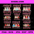 Cute Cat Love Happy Meowentines, Valentine PNG Bundle Design Pack