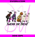 Halloween Twerk Or Treat PNG, Horror Characters PNG, Retro Halloween PNG