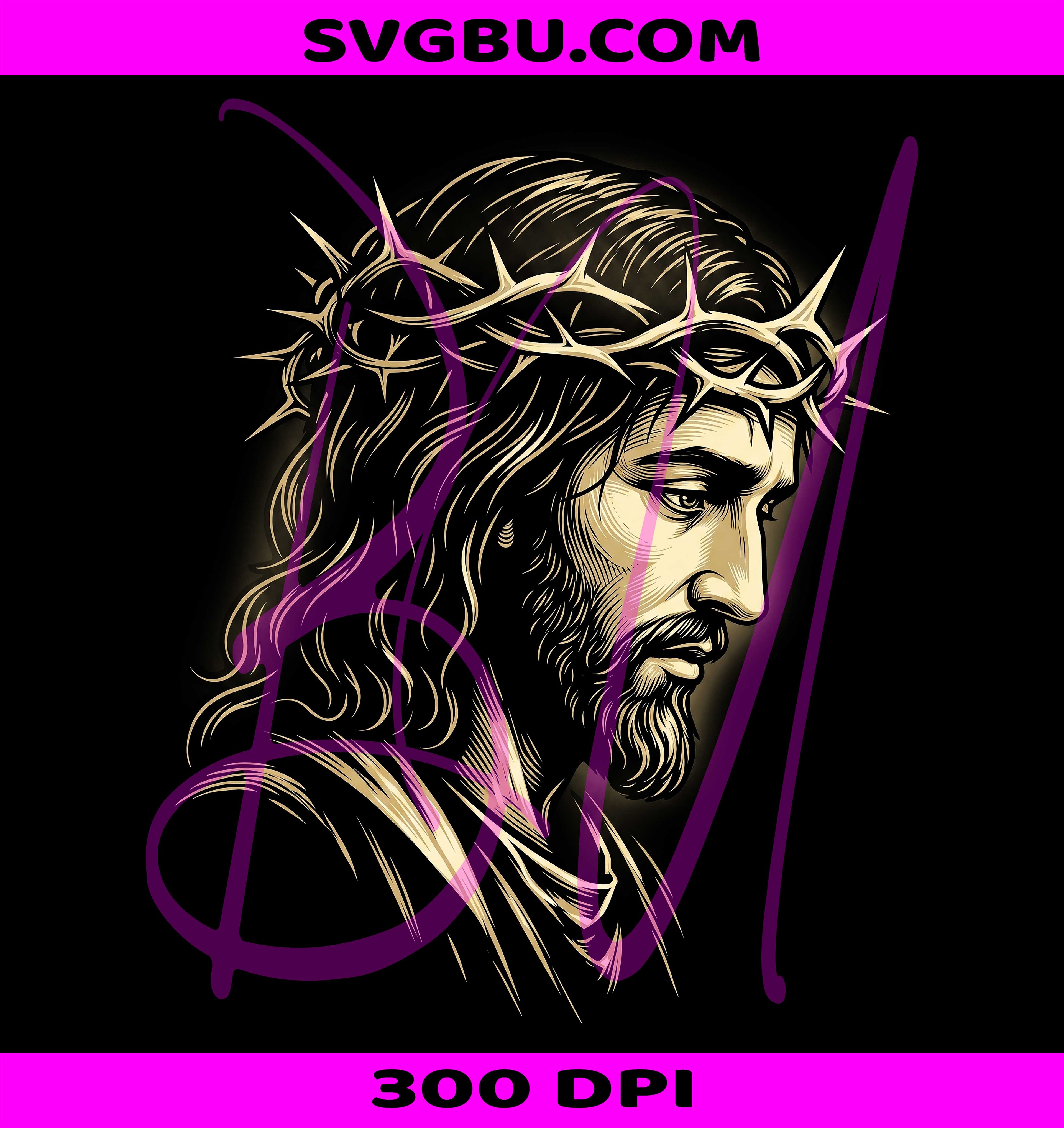 Jesus Crown Of Thorns PNG, Christian Faith PNG, Vintage Jesus Christ PNG