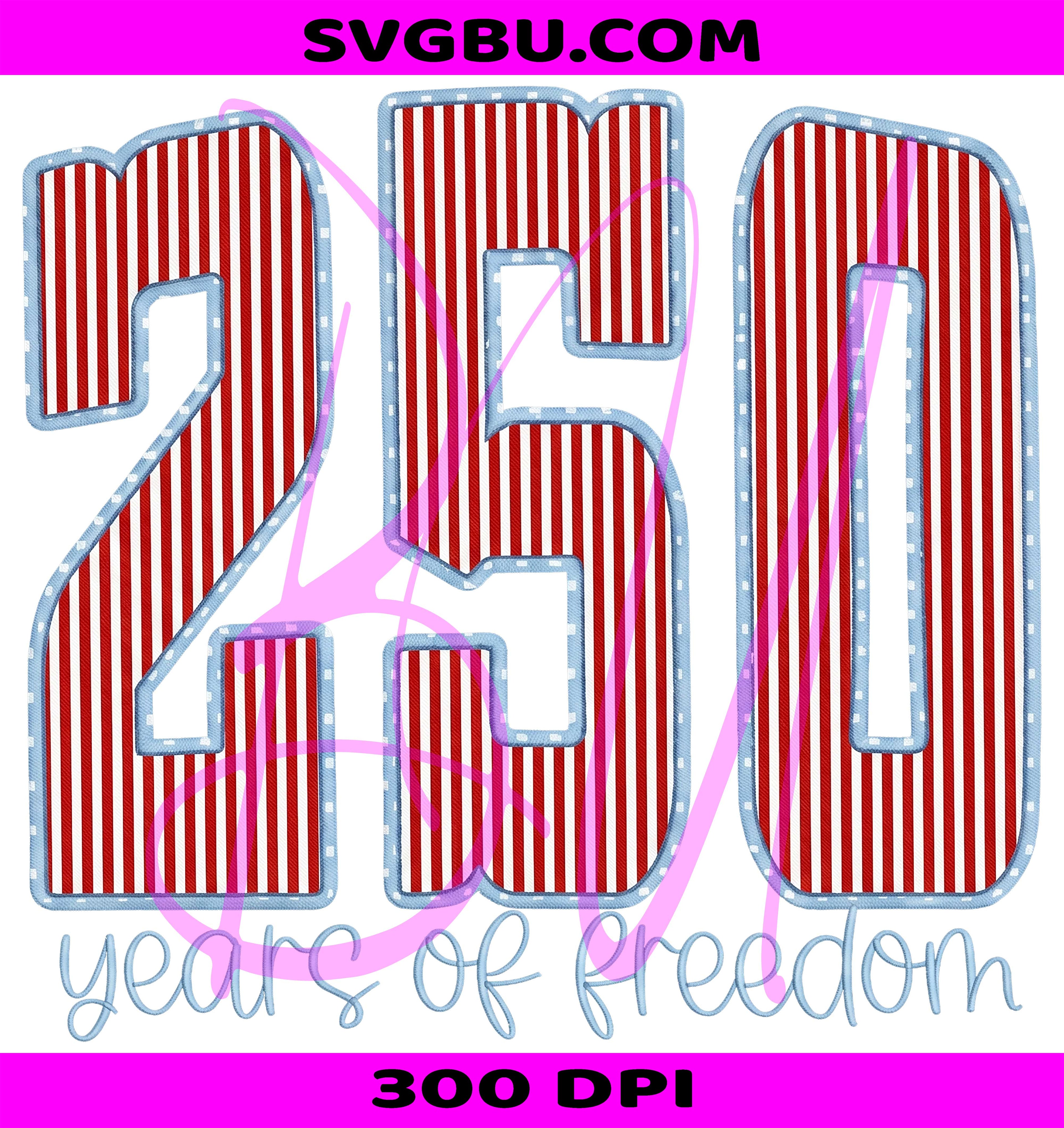 250 Years Of Freedom PNG, Patriotic America 250 PNG