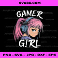 Gamer Girl PNG, Girls Teens Video Gaming Graphic PNG