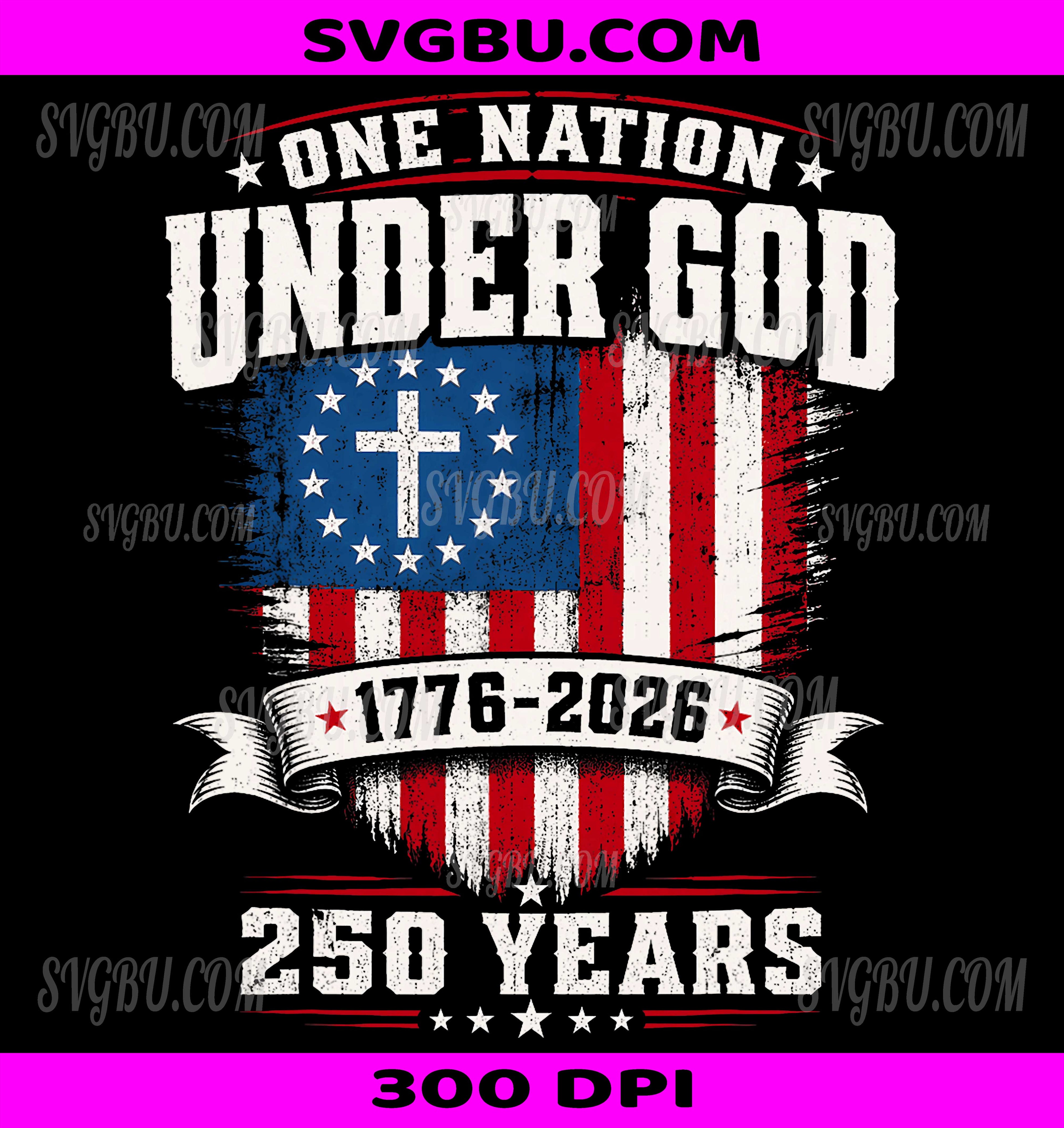 Freedom 250th Anniversary USA Flag PNG, Christian God PNG