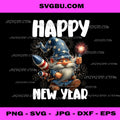 Happy New Year 2026 Gnomes PNG
