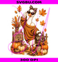 Hello Fall Goose PNG, Glam Goose Bow PNG, Pumpkin Spice PNG