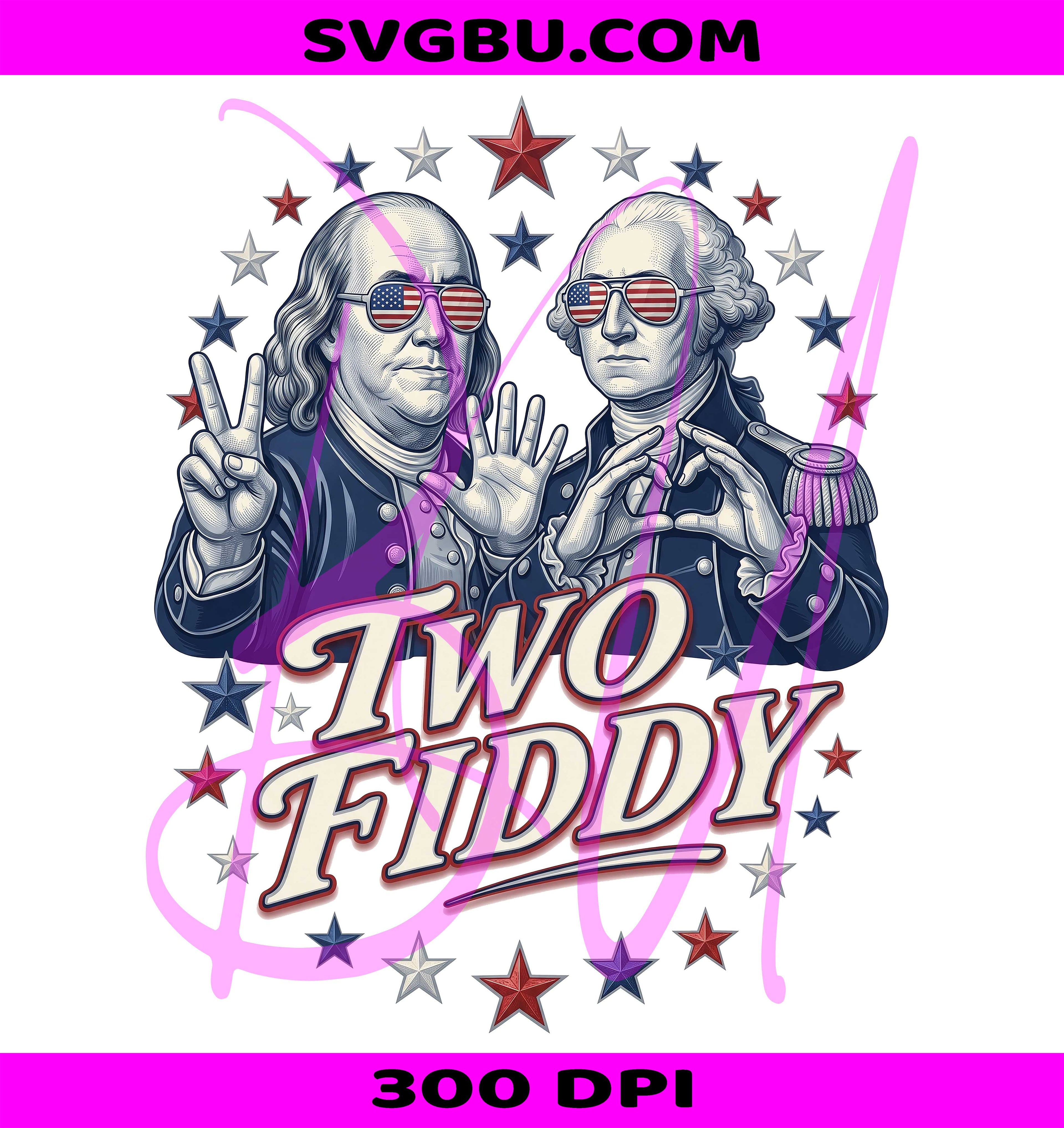 Two Fiddy PNG, George Washington PNG, Benjamin Franklin PNG