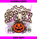 Spooky Halloween PNG, Ghost Pumpkin PNG, Halloween Sublimation PNG