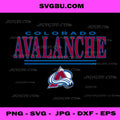 Colorado Avalanche Hockey PNG, Colorado Sports Fan PNG, NHL Team Art PNG