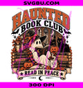 Haunted Book Club PNG, Witchy Reading PNG, Spooky Book Club PNG