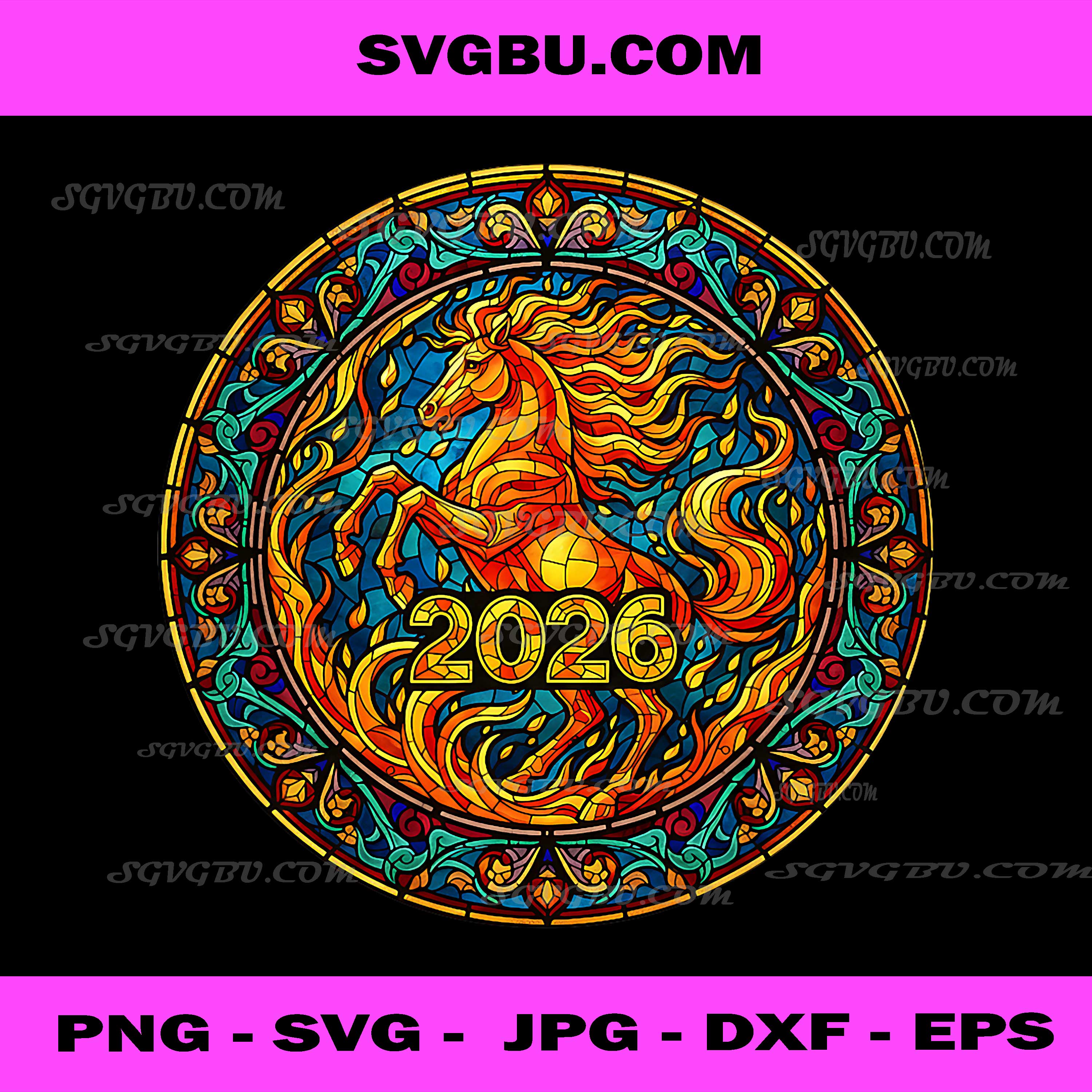 2026 Year of The Fire Horse, Chinese New Year Lunar Festival PNG