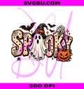 Spooky PNG, Ghost Halloween Crewneck PNG, Witch Hat Ghost PNG